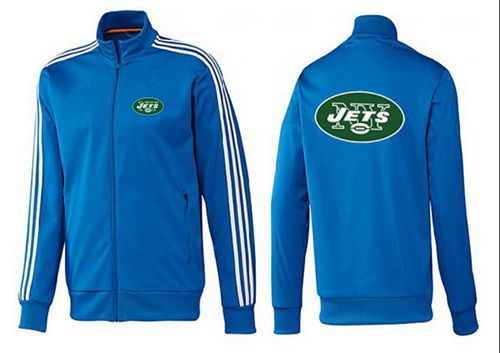 NFL New York Jets Team Logo Jacket Blue_2 NFL New York Jets Team Logo Jacket Blue_2