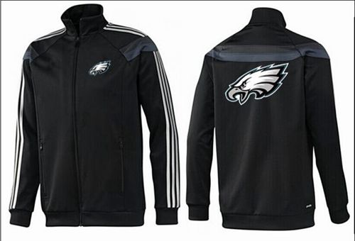 NFL Philadelphia Eagles Team Logo Jacket Black_4 NFL Philadelphia Eagles Team Logo Jacket Black_4
