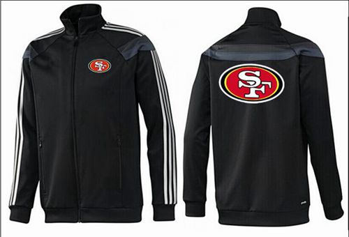 NFL San Francisco 49ers Team Logo Jacket Black_3 NFL San Francisco 49ers Team Logo Jacket Black_3