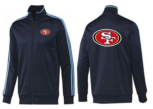 NFL San Francisco 49ers Team Logo Jacket Dark Blue NFL San Francisco 49ers Team Logo Jacket Dark Blue