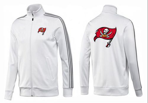 NFL Tampa Bay Buccaneers Team Logo Jacket White_1 NFL Tampa Bay Buccaneers Team Logo Jacket White_1