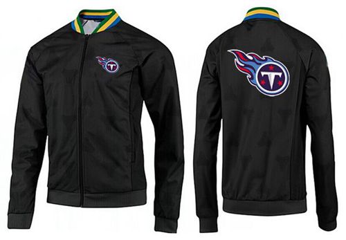NFL Tennessee Titans Team Logo Jacket Black_3 NFL Tennessee Titans Team Logo Jacket Black_3