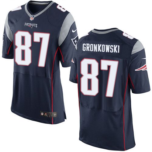 Nike Patriots #87 Rob Gronkowski Navy Blue Team Color Men's Stitched NFL New Elite Jersey Nike Patriots #87 Rob Gronkowski Navy Blue Team Color Men's Stitched NFL New Elite Jersey
