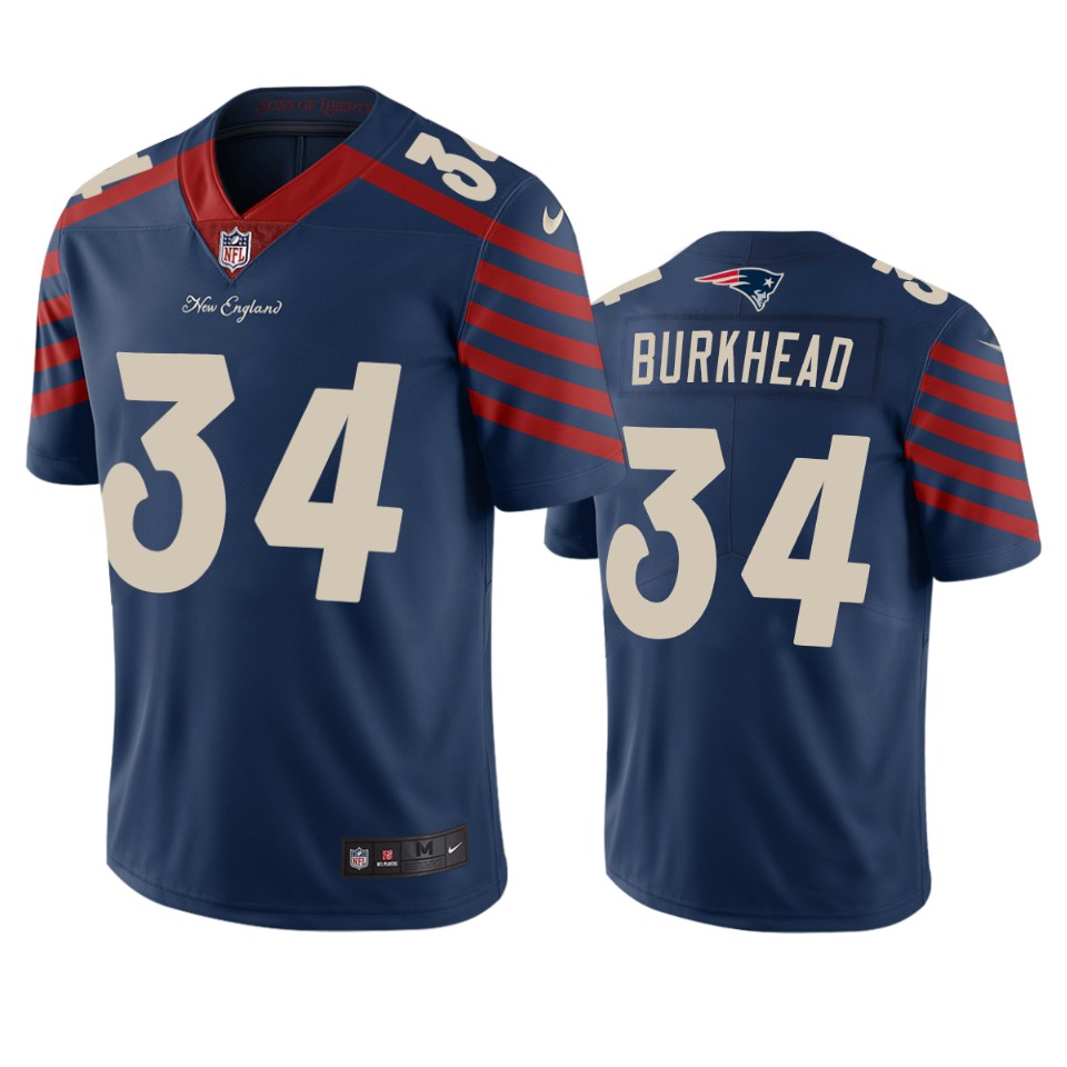 New England Patriots #34 Rex Burkhead Navy Vapor Limited City Edition NFL Jersey New England Patriots #34 Rex Burkhead Navy Vapor Limited City Edition NFL Jersey