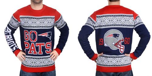 Nike Patriots Men's Ugly Sweater_1 Nike Patriots Men's Ugly Sweater_1
