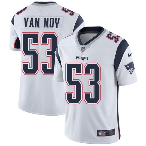 Nike Patriots #53 Kyle Van Noy White Men's Stitched NFL Vapor Untouchable Limited Jersey Nike Patriots #53 Kyle Van Noy White Men's Stitched NFL Vapor Untouchable Limited Jersey