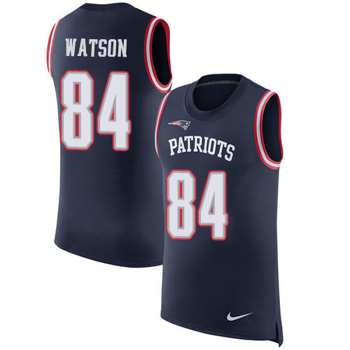 Nike Patriots #84 Benjamin Watson Navy Blue Team Color Men's Stitched NFL Limited Rush Tank Top Jersey Nike Patriots #84 Benjamin Watson Navy Blue Team Color Men's Stitched NFL Limited Rush Tank Top Jersey