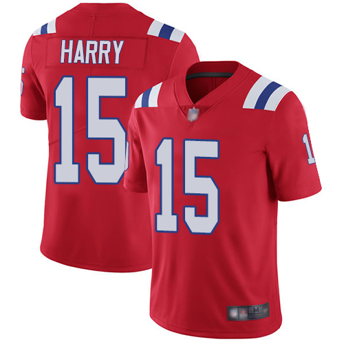 Nike Patriots #15 N'Keal Harry Red Alternate Men's Stitched NFL Vapor Untouchable Limited Jersey Nike Patriots #15 N'Keal Harry Red Alternate Men's Stitched NFL Vapor Untouchable Limited Jersey