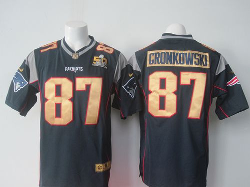 Nike Patriots #87 Rob Gronkowski Navy Blue Team Color Super Bowl 50 Collection Men's Stitched NFL Elite Jersey Nike Patriots #87 Rob Gronkowski Navy Blue Team Color Super Bowl 50 Collection Men's Stitched NFL Elite Jersey
