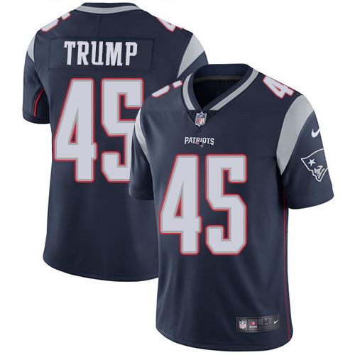 Nike Patriots #45 Donald Trump Navy Blue Team Color Men's Stitched NFL Vapor Untouchable Limited Jersey Nike Patriots #45 Donald Trump Navy Blue Team Color Men's Stitched NFL Vapor Untouchable Limited Jersey