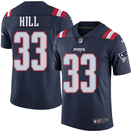 Nike Patriots #33 Jeremy Hill Navy Blue Men's Stitched NFL Limited Rush Jersey Nike Patriots #33 Jeremy Hill Navy Blue Men's Stitched NFL Limited Rush Jersey