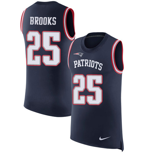 Nike Patriots #25 Terrence Brooks Navy Blue Team Color Men's Stitched NFL Limited Rush Tank Top Jersey Nike Patriots #25 Terrence Brooks Navy Blue Team Color Men's Stitched NFL Limited Rush Tank Top Jersey