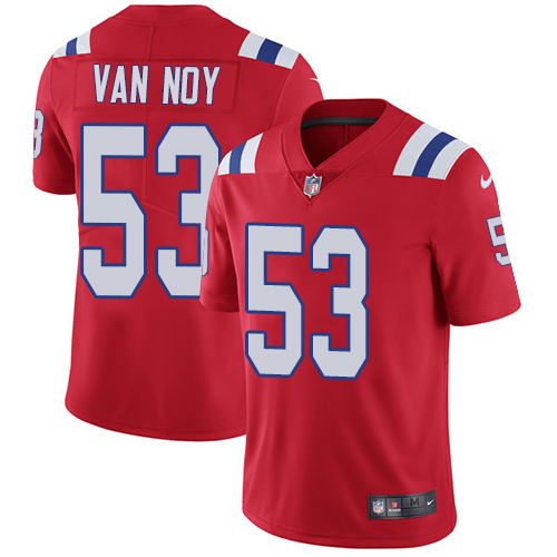 Nike Patriots #53 Kyle Van Noy Red Alternate Men's Stitched NFL Vapor Untouchable Limited Jersey Nike Patriots #53 Kyle Van Noy Red Alternate Men's Stitched NFL Vapor Untouchable Limited Jersey