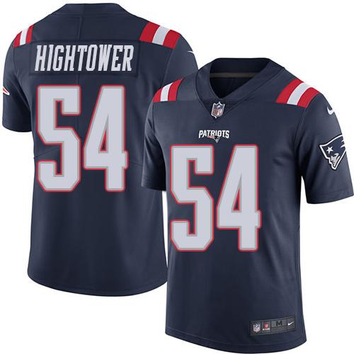 Nike Patriots #54 Dont'a Hightower Navy Blue Men's Stitched NFL Limited Rush Jersey Nike Patriots #54 Dont'a Hightower Navy Blue Men's Stitched NFL Limited Rush Jersey
