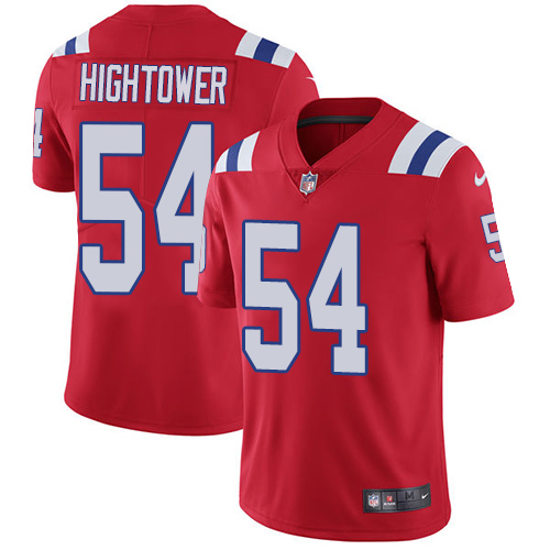 Nike Patriots #54 Dont'a Hightower Red Alternate Men's Stitched NFL Vapor Untouchable Limited Jersey Nike Patriots #54 Dont'a Hightower Red Alternate Men's Stitched NFL Vapor Untouchable Limited Jersey