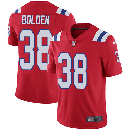 Nike Patriots #38 Brandon Bolden Red Alternate Men's Stitched NFL Vapor Untouchable Limited Jersey Nike Patriots #38 Brandon Bolden Red Alternate Men's Stitched NFL Vapor Untouchable Limited Jersey