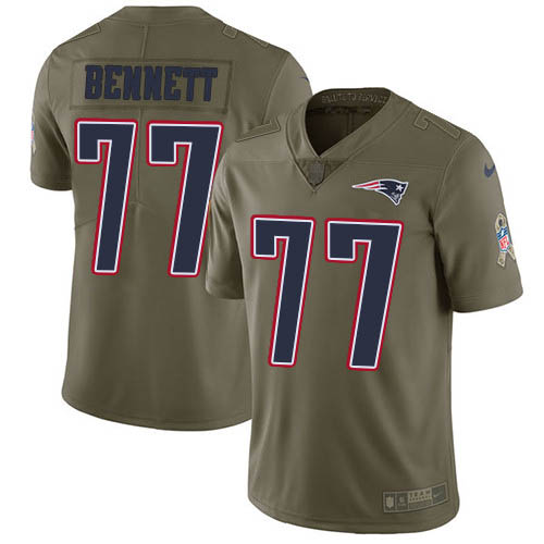 Nike Patriots #77 Michael Bennett Navy Blue Team Color Men's Stitched NFL Limited Rush Tank Top Jersey Nike Patriots #77 Michael Bennett Navy Blue Team Color Men's Stitched NFL Limited Rush Tank Top Jersey