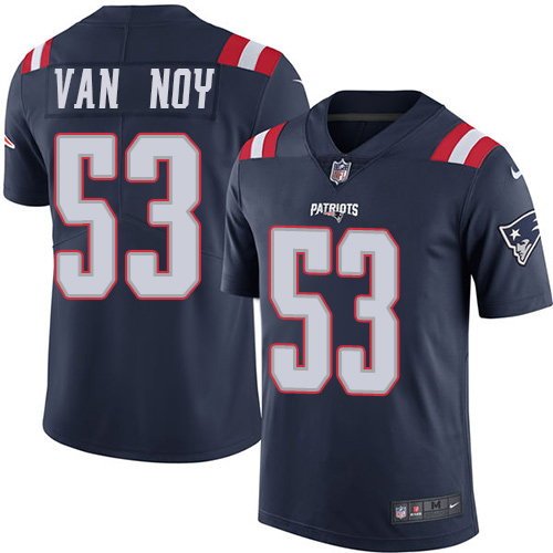 Nike Patriots #53 Kyle Van Noy Navy Blue Men's Stitched NFL Limited Rush Jersey Nike Patriots #53 Kyle Van Noy Navy Blue Men's Stitched NFL Limited Rush Jersey