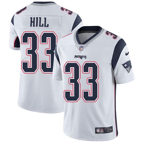 Nike Patriots #33 Jeremy Hill White Men's Stitched NFL Vapor Untouchable Limited Jersey Nike Patriots #33 Jeremy Hill White Men's Stitched NFL Vapor Untouchable Limited Jersey
