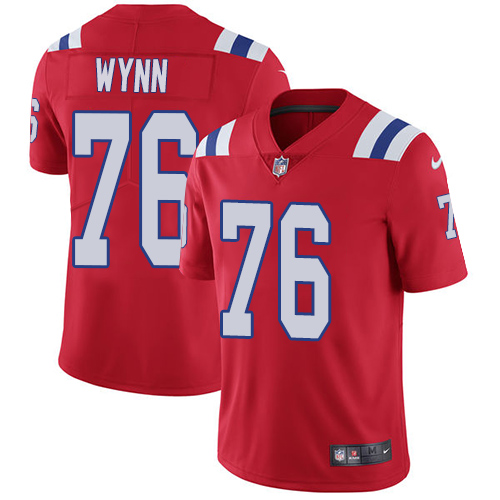 Nike Patriots #76 Isaiah Wynn Red Alternate Men's Stitched NFL Vapor Untouchable Limited Jersey Nike Patriots #76 Isaiah Wynn Red Alternate Men's Stitched NFL Vapor Untouchable Limited Jersey