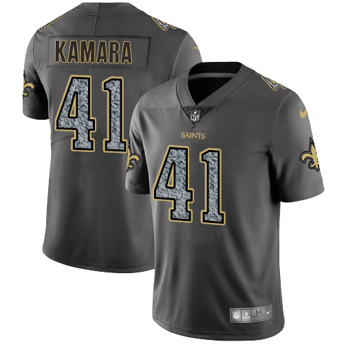Nike Saints #41 Alvin Kamara Gray Static Men's Stitched NFL Vapor Untouchable Limited Jersey Nike Saints #41 Alvin Kamara Gray Static Men's Stitched NFL Vapor Untouchable Limited Jersey