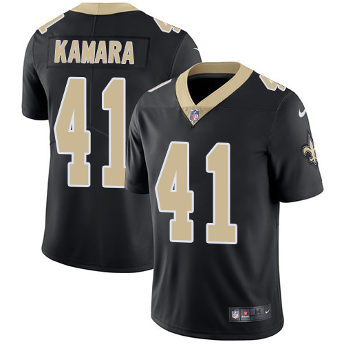 Nike Saints #41 Alvin Kamara Black Team Color Men's Stitched NFL Vapor Untouchable Limited Jersey Nike Saints #41 Alvin Kamara Black Team Color Men's Stitched NFL Vapor Untouchable Limited Jersey