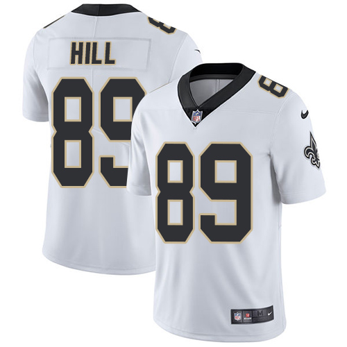 Nike Saints #89 Josh Hill White Men's Stitched NFL Vapor Untouchable Limited Jersey Nike Saints #89 Josh Hill White Men's Stitched NFL Vapor Untouchable Limited Jersey