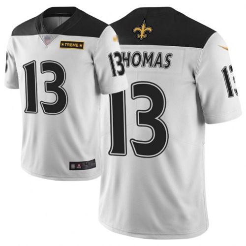 Nike Saints #13 Michael Thomas White Men's Stitched NFL Limited City Edition Jersey