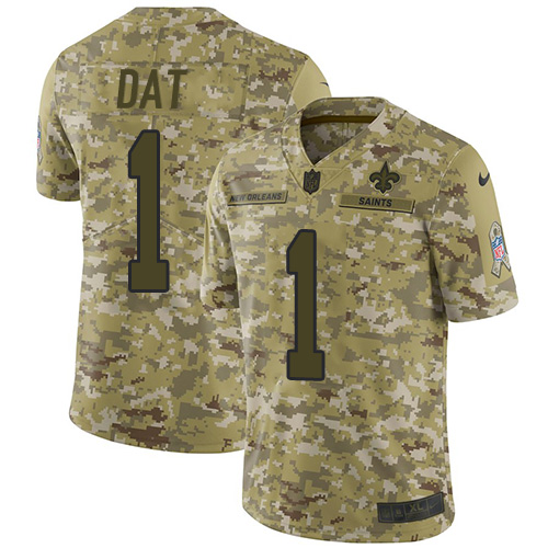 Nike Saints #1 Who Dat Camo Men's Stitched NFL Limited 2018 Salute To Service Jersey Nike Saints #1 Who Dat Camo Men's Stitched NFL Limited 2018 Salute To Service Jersey