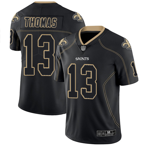 Nike Saints #13 Michael Thomas Lights Out Black Men's Stitched NFL Limited Rush Jersey Nike Saints #13 Michael Thomas Lights Out Black Men's Stitched NFL Limited Rush Jersey