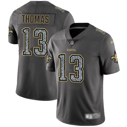 Nike Saints #13 Michael Thomas Gray Static Men's Stitched NFL Vapor Untouchable Limited Jersey Nike Saints #13 Michael Thomas Gray Static Men's Stitched NFL Vapor Untouchable Limited Jersey