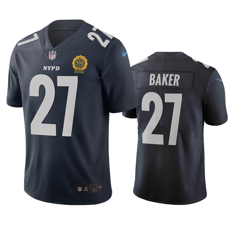 New York Giants #27 Deandre Baker Navy Vapor Limited City Edition NFL Jersey New York Giants #27 Deandre Baker Navy Vapor Limited City Edition NFL Jersey