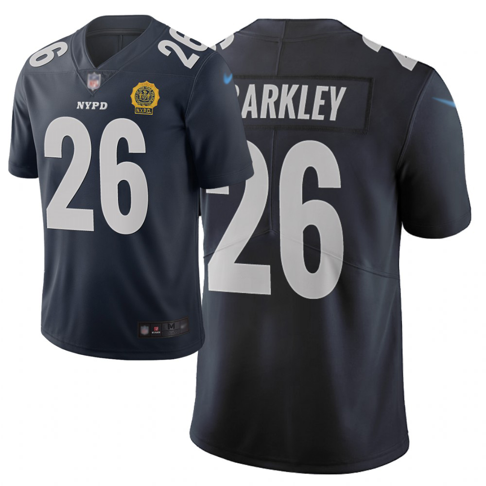 Nike Giants #26 Saquon Barkley Navy Men's Stitched NFL Limited City Edition Jersey Nike Giants #26 Saquon Barkley Navy Men's Stitched NFL Limited City Edition Jersey