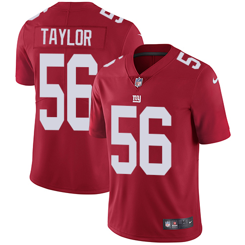 Nike Giants #56 Lawrence Taylor Red Alternate Men's Stitched NFL Vapor Untouchable Limited Jersey Nike Giants #56 Lawrence Taylor Red Alternate Men's Stitched NFL Vapor Untouchable Limited Jersey