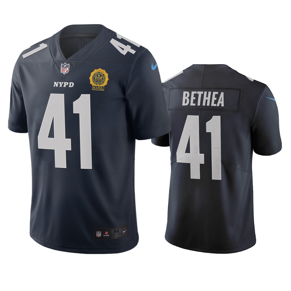 New York Giants #41 Antoine Bethea Navy Vapor Limited City Edition NFL Jersey New York Giants #41 Antoine Bethea Navy Vapor Limited City Edition NFL Jersey