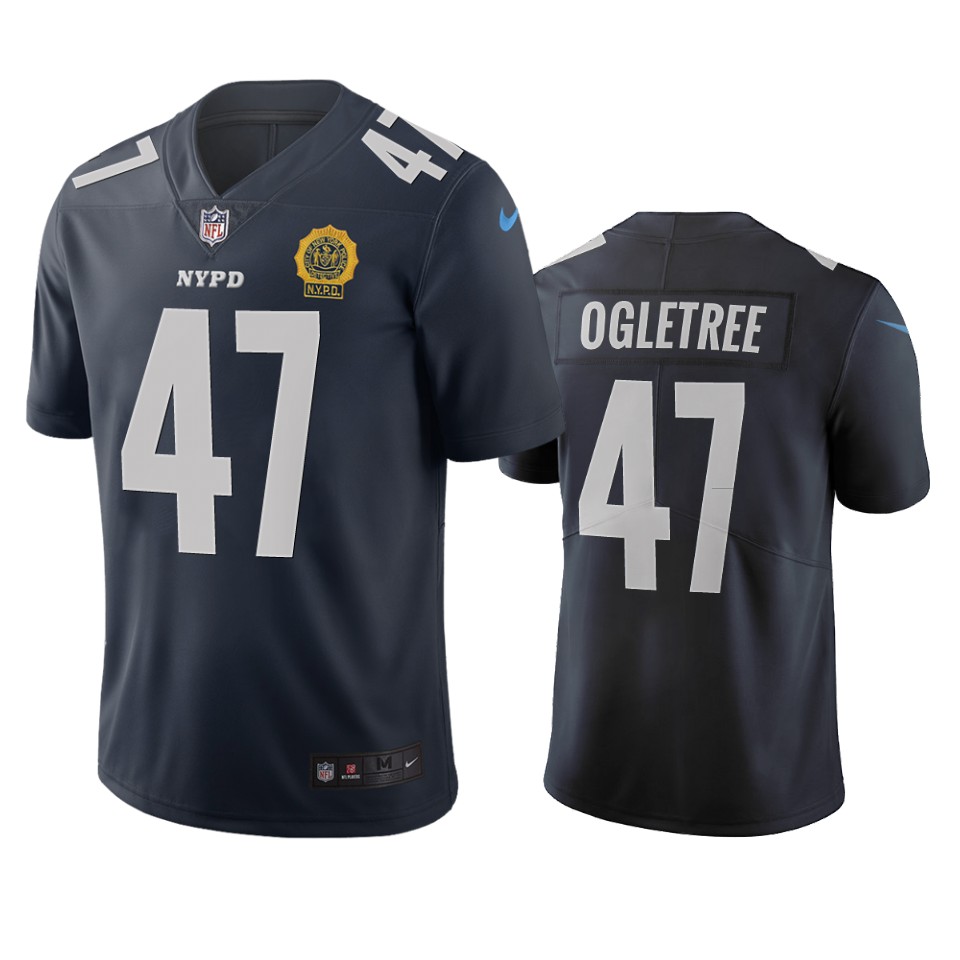 New York Giants #47 Alec Ogletree Navy Vapor Limited City Edition NFL Jersey New York Giants #47 Alec Ogletree Navy Vapor Limited City Edition NFL Jersey