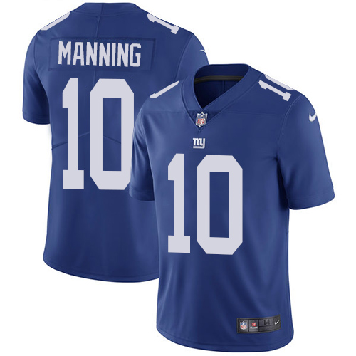 Nike Giants #10 Eli Manning Royal Blue Team Color Men's Stitched NFL Vapor Untouchable Limited Jersey Nike Giants #10 Eli Manning Royal Blue Team Color Men's Stitched NFL Vapor Untouchable Limited Jersey