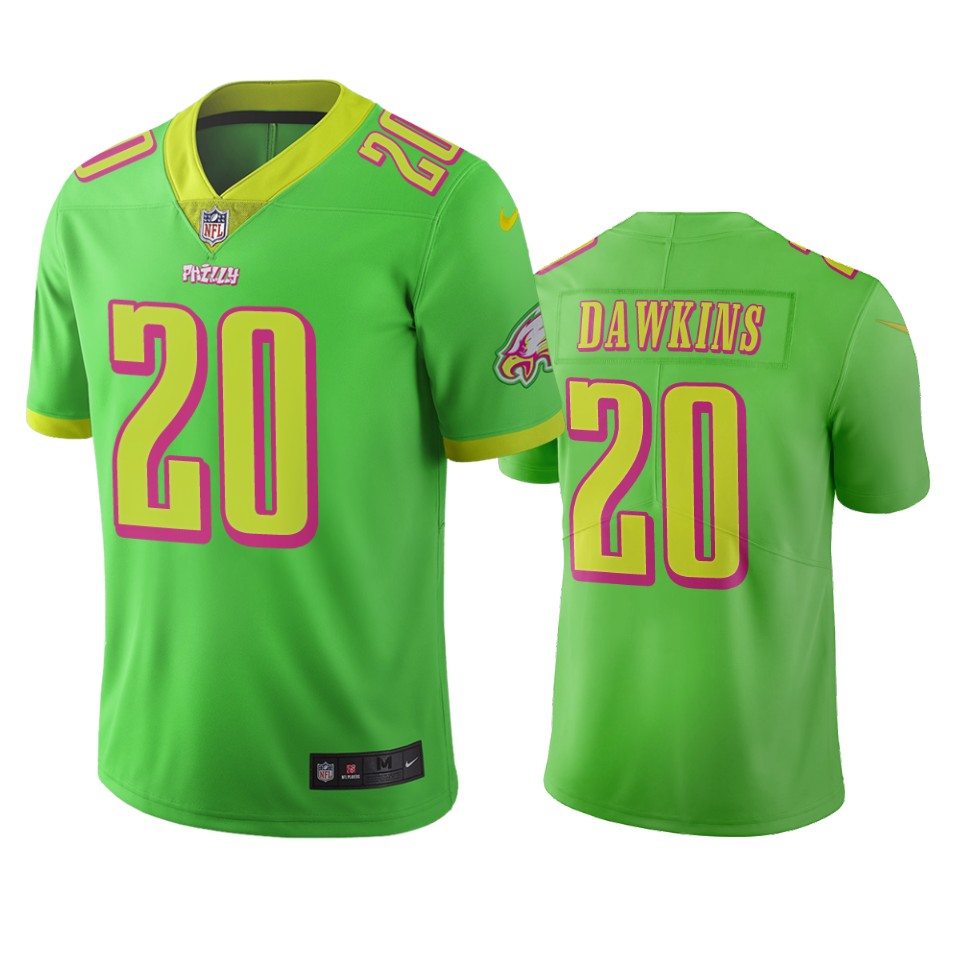 Philadelphia Eagles #20 Brian Dawkins Green Vapor Limited City Edition NFL Jersey Philadelphia Eagles #20 Brian Dawkins Green Vapor Limited City Edition NFL Jersey