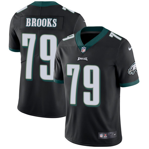 Nike Eagles #79 Brandon Brooks Black Alternate Men's Stitched NFL Vapor Untouchable Limited Jersey Nike Eagles #79 Brandon Brooks Black Alternate Men's Stitched NFL Vapor Untouchable Limited Jersey