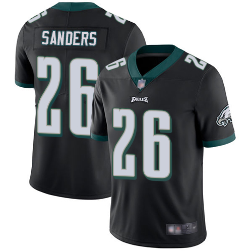 Nike Eagles #26 Miles Sanders Black Alternate Men's Stitched NFL Vapor Untouchable Limited Jersey Nike Eagles #26 Miles Sanders Black Alternate Men's Stitched NFL Vapor Untouchable Limited Jersey