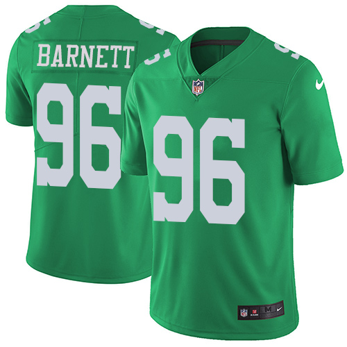 Nike Eagles #96 Derek Barnett Green Men's Stitched NFL Limited Rush Jersey Nike Eagles #96 Derek Barnett Green Men's Stitched NFL Limited Rush Jersey