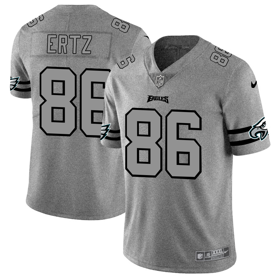 Philadelphia Eagles #86 Zach Ertz Men's Nike Gray Gridiron II Vapor Untouchable Limited NFL Jersey Philadelphia Eagles #86 Zach Ertz Men's Nike Gray Gridiron II Vapor Untouchable Limited NFL Jersey