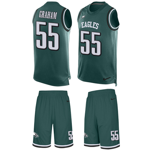 Nike Eagles #55 Brandon Graham Midnight Green Team Color Men's Stitched NFL Limited Tank Top Suit Jersey Nike Eagles #55 Brandon Graham Midnight Green Team Color Men's Stitched NFL Limited Tank Top Suit Jersey