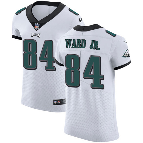 Nike Eagles #84 Greg Ward Jr. White Men's Stitched NFL New Elite Jersey Nike Eagles #84 Greg Ward Jr. White Men's Stitched NFL New Elite Jersey