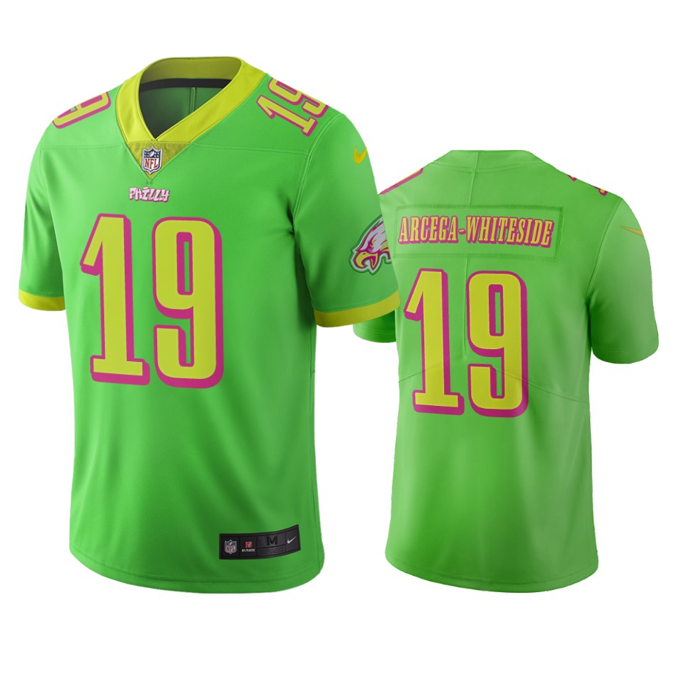 Philadelphia Eagles #19 JJ Arcega whiteside Green Vapor Limited City Edition NFL Jersey Philadelphia Eagles #19 JJ Arcega whiteside Green Vapor Limited City Edition NFL Jersey