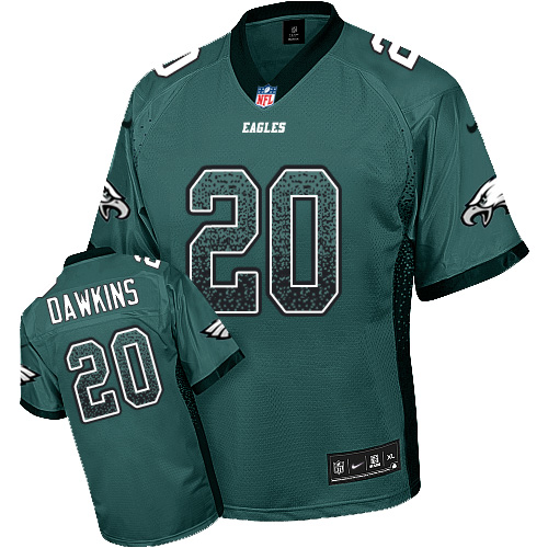 Nike Eagles #20 Brian Dawkins Midnight Green Team Color Men's Stitched NFL Elite Drift Fashion Jersey Nike Eagles #20 Brian Dawkins Midnight Green Team Color Men's Stitched NFL Elite Drift Fashion Jersey