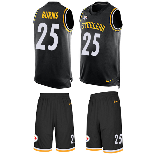 Nike Steelers #25 Artie Burns Black Team Color Men's Stitched NFL Limited Tank Top Suit Jersey Nike Steelers #25 Artie Burns Black Team Color Men's Stitched NFL Limited Tank Top Suit Jersey