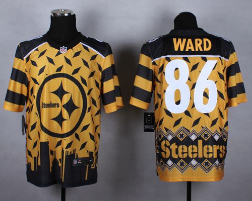 Nike Steelers #86 Hines Ward Gold Men's Stitched NFL Elite Noble Fashion Jersey Nike Steelers #86 Hines Ward Gold Men's Stitched NFL Elite Noble Fashion Jersey