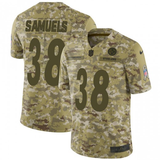 Nike Steelers #38 Jaylen Samuels Camo Men's Stitched NFL Limited 2018 Salute to Service Jersey Nike Steelers #38 Jaylen Samuels Camo Men's Stitched NFL Limited 2018 Salute to Service Jersey