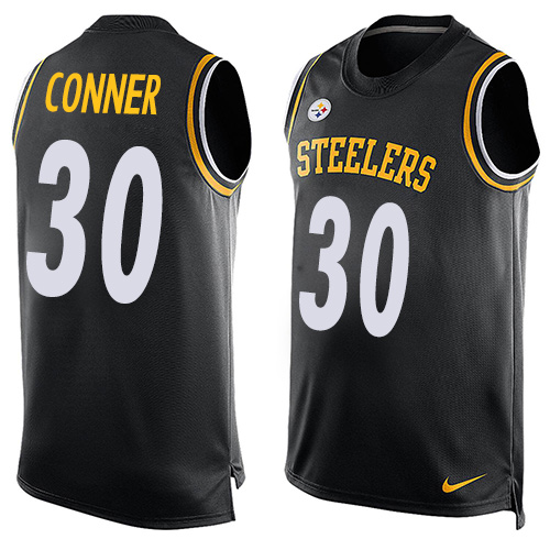 Nike Steelers #30 James Conner Black Team Color Men's Stitched NFL Limited Tank Top Jersey Nike Steelers #30 James Conner Black Team Color Men's Stitched NFL Limited Tank Top Jersey